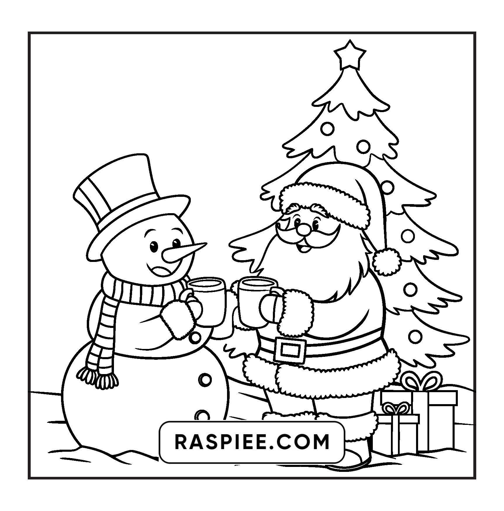 110 Bold and Easy Christmas Hygge Coloring Pages