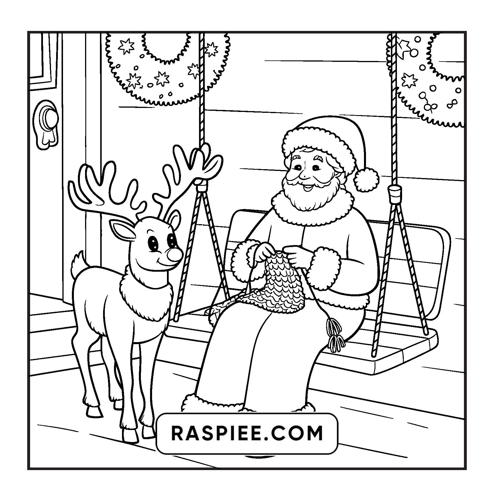 110 Bold and Easy Christmas Hygge Coloring Pages