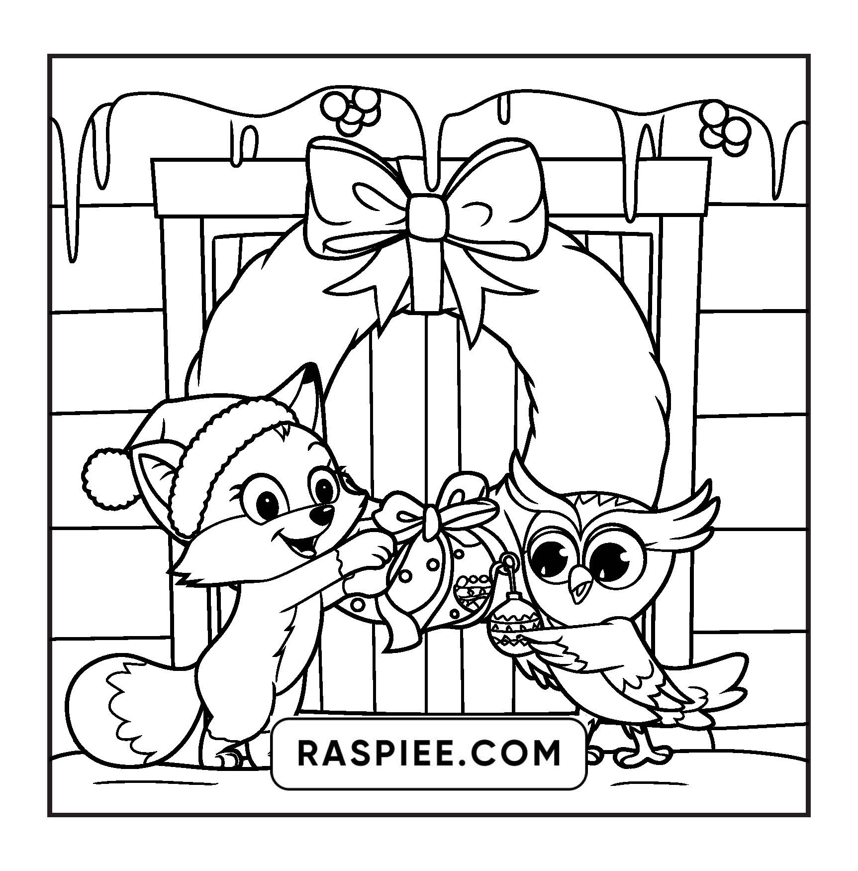 110 Bold and Easy Christmas Hygge Coloring Pages