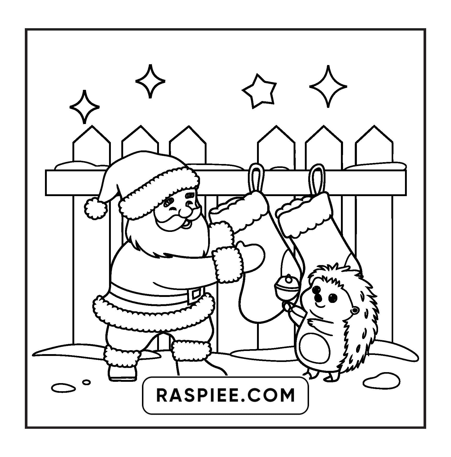 110 Bold and Easy Christmas Hygge Coloring Pages