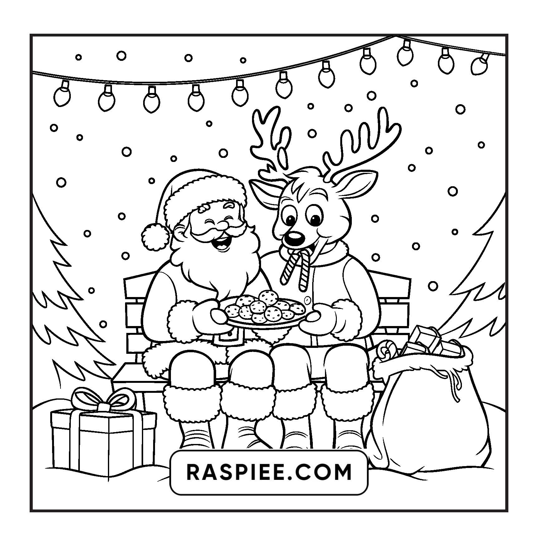 110 Bold and Easy Christmas Hygge Coloring Pages