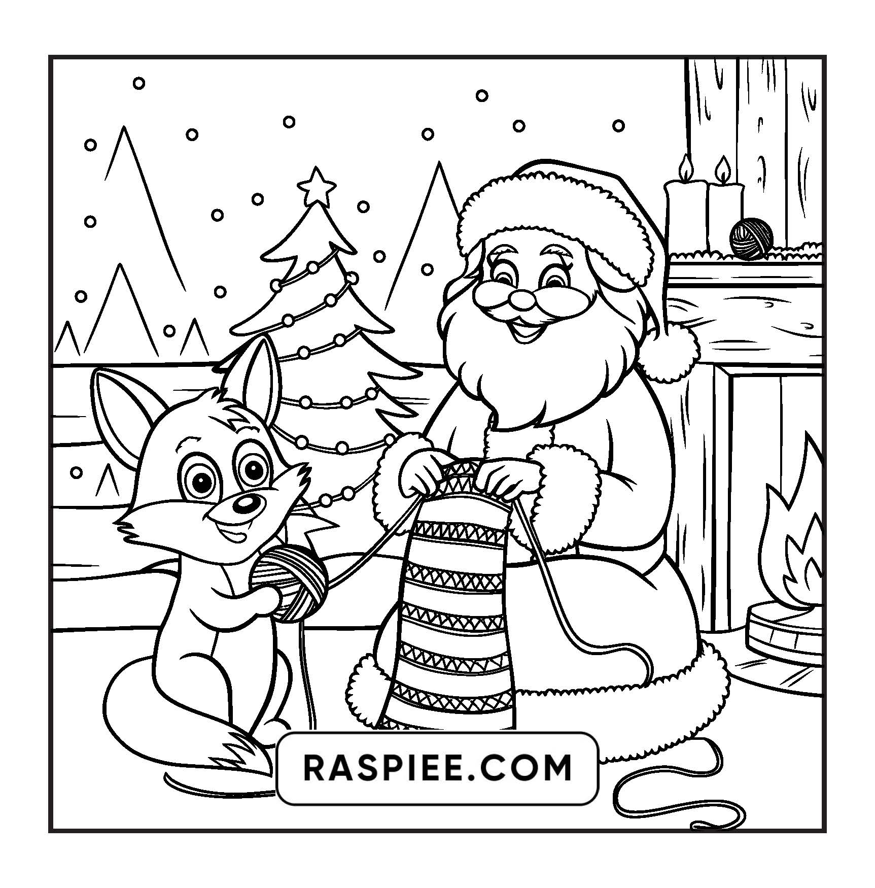 110 Bold and Easy Christmas Hygge Coloring Pages