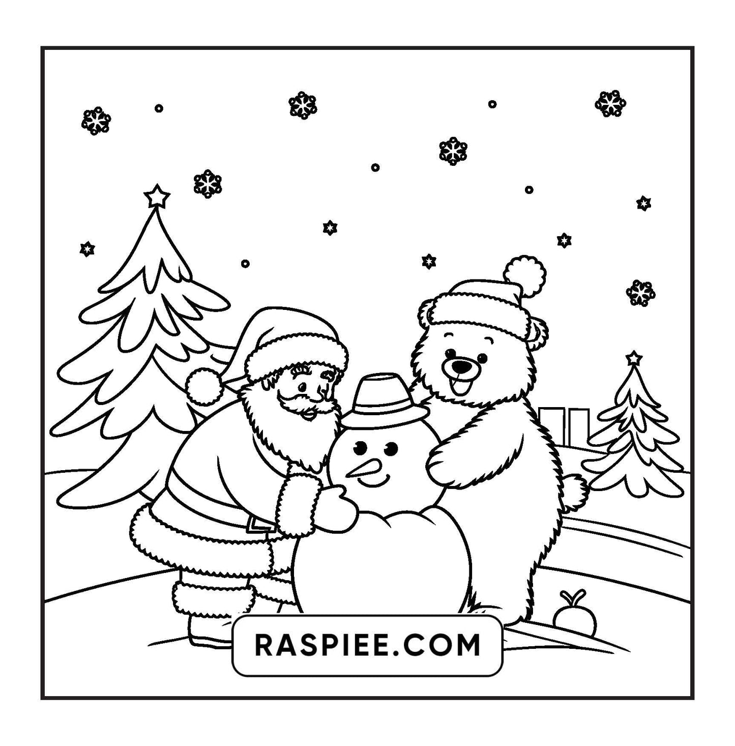 110 Bold and Easy Christmas Hygge Coloring Pages