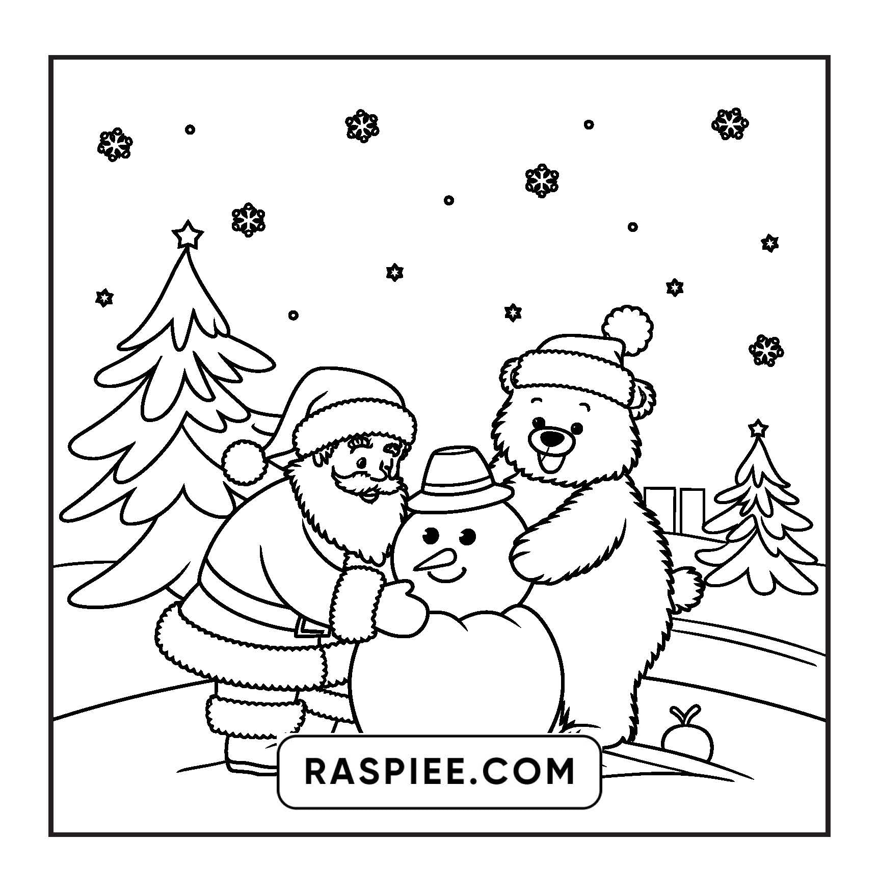 110 Bold and Easy Christmas Hygge Coloring Pages