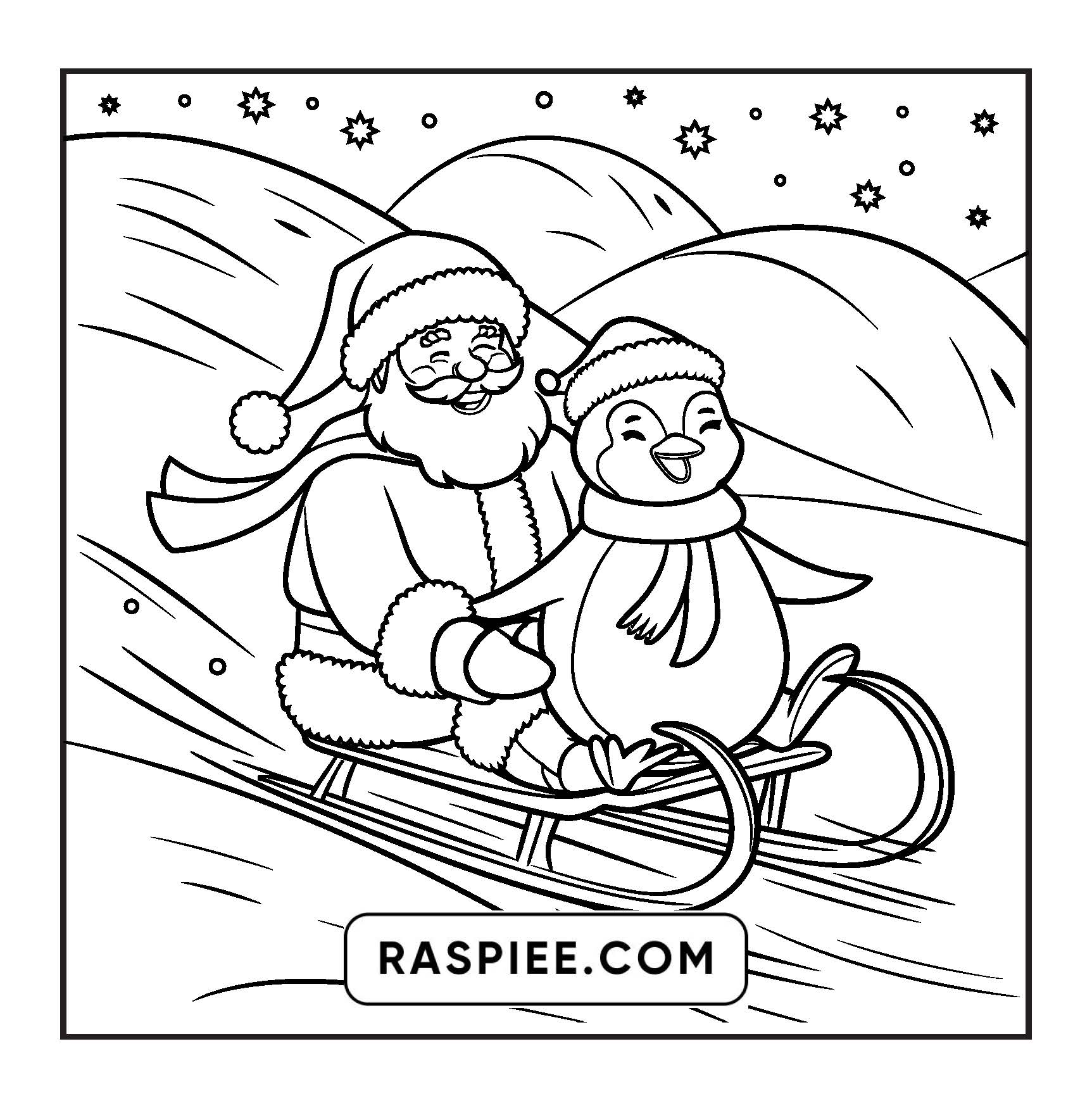 110 Bold and Easy Christmas Hygge Coloring Pages