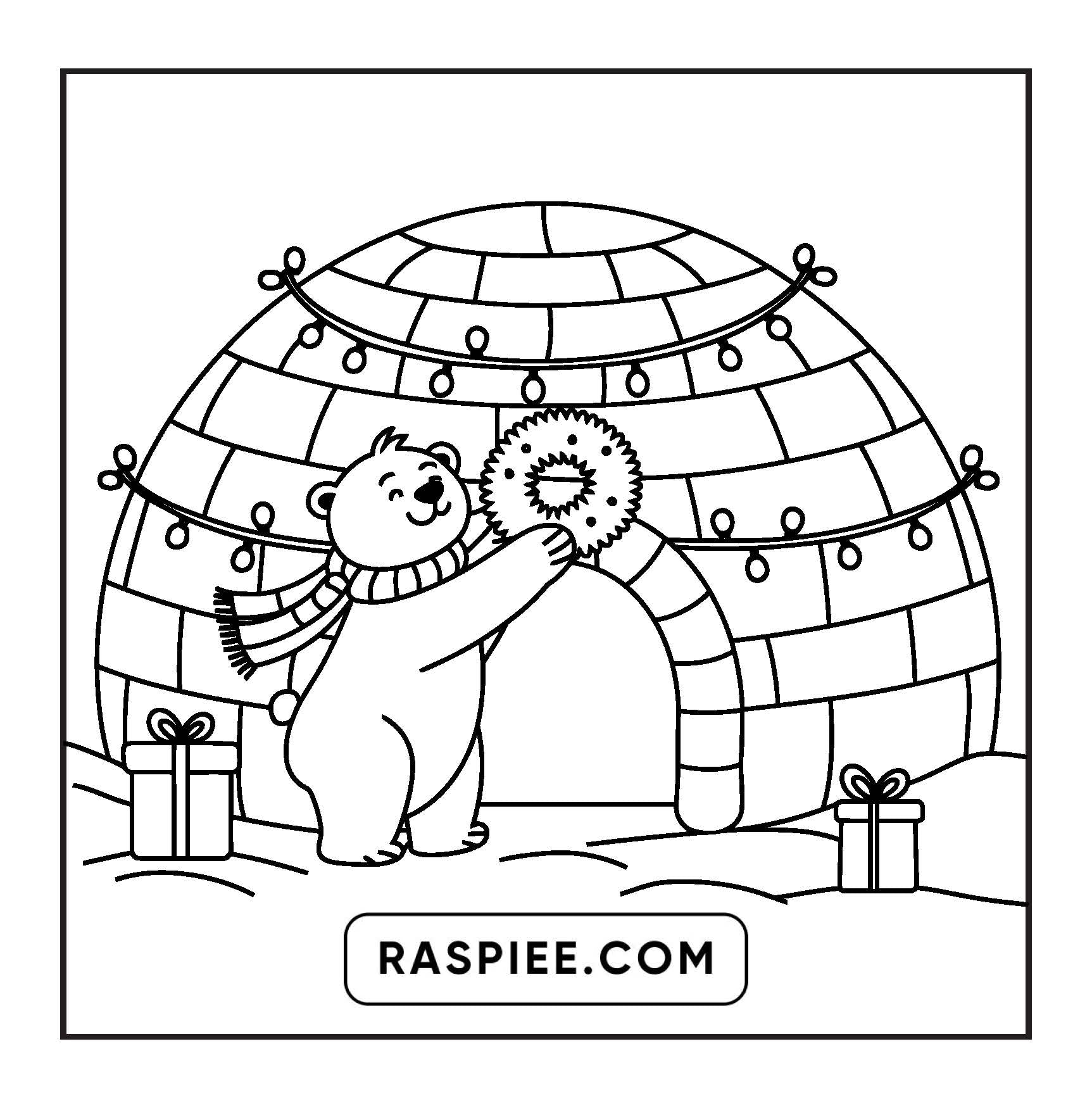110 Bold and Easy Christmas Hygge Coloring Pages