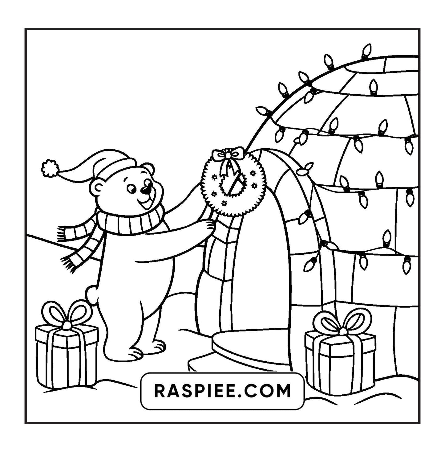 110 Bold and Easy Christmas Hygge Coloring Pages
