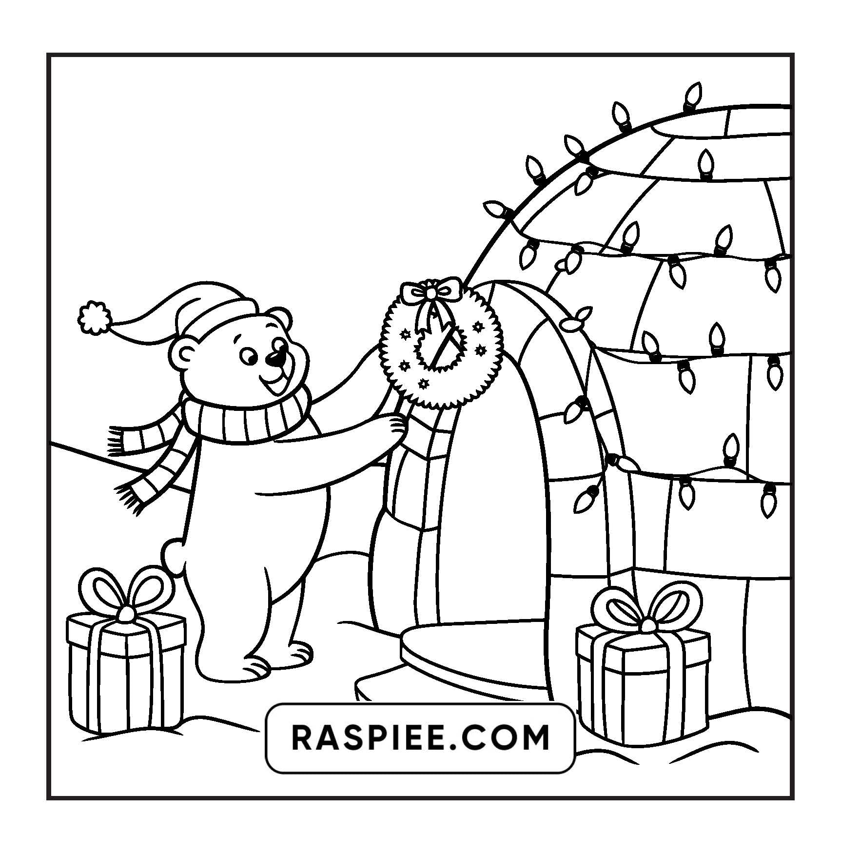 110 Bold and Easy Christmas Hygge Coloring Pages