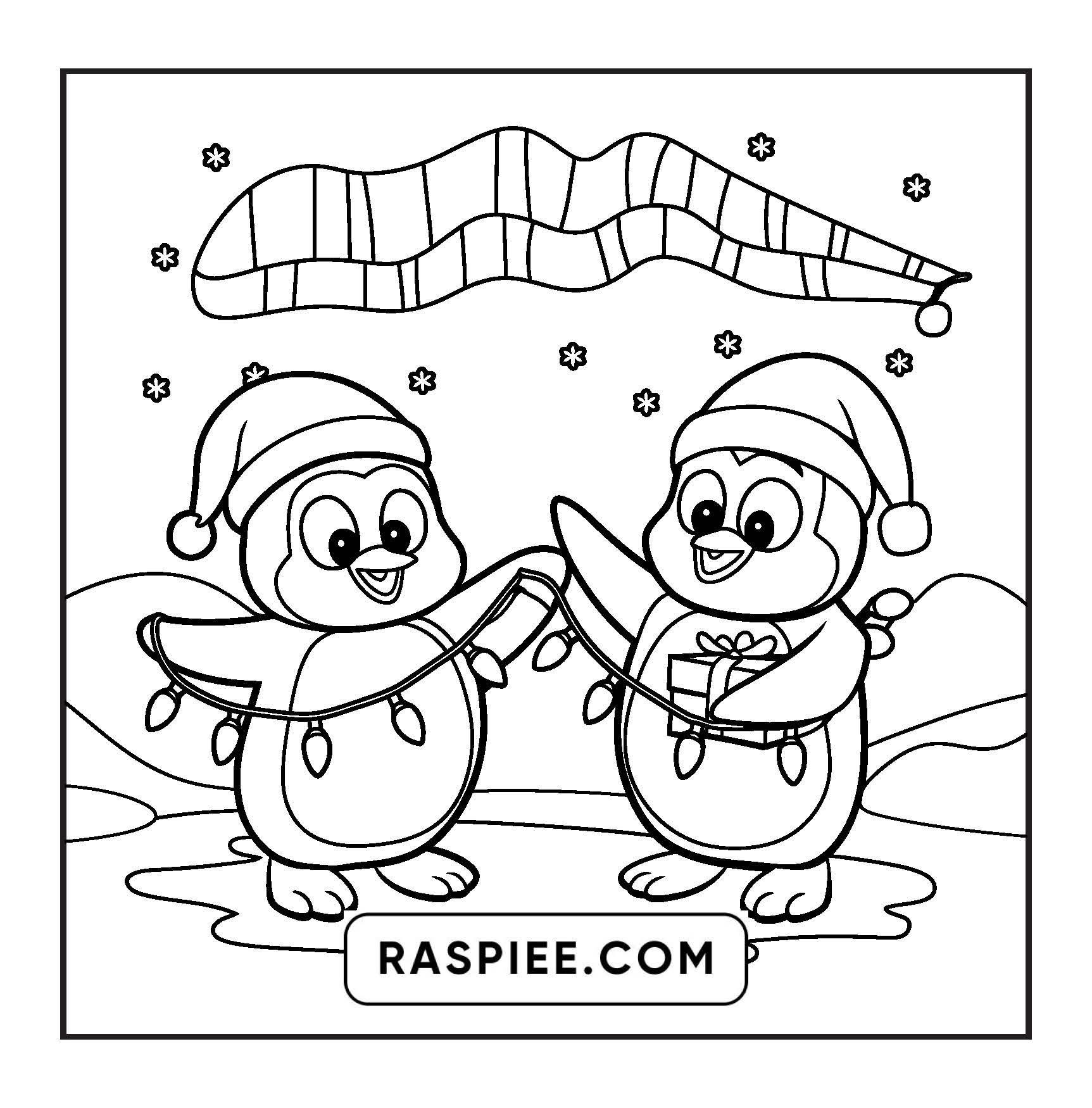 110 Bold and Easy Christmas Hygge Coloring Pages
