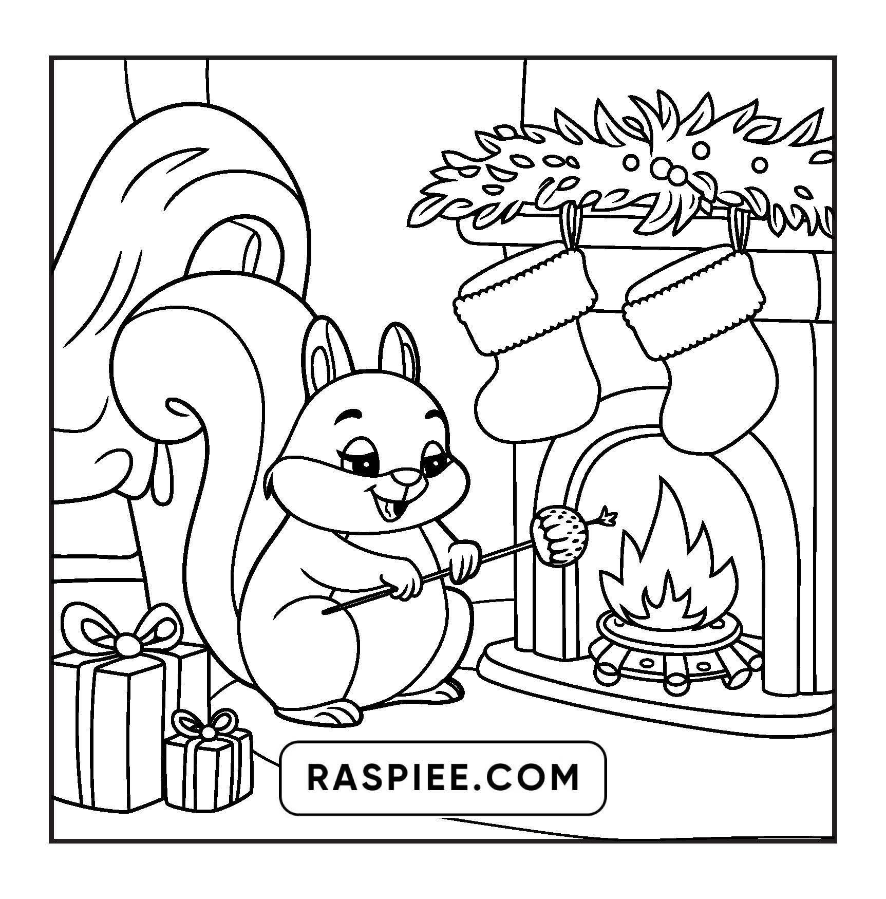 110 Bold and Easy Christmas Hygge Coloring Pages