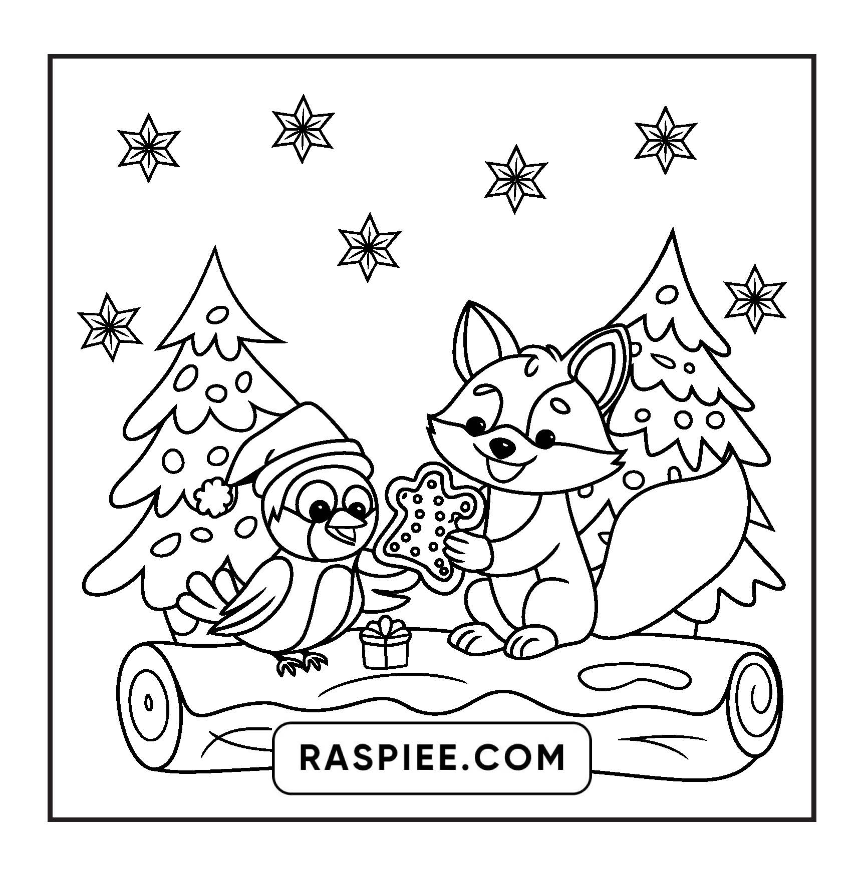 110 Bold and Easy Christmas Hygge Coloring Pages