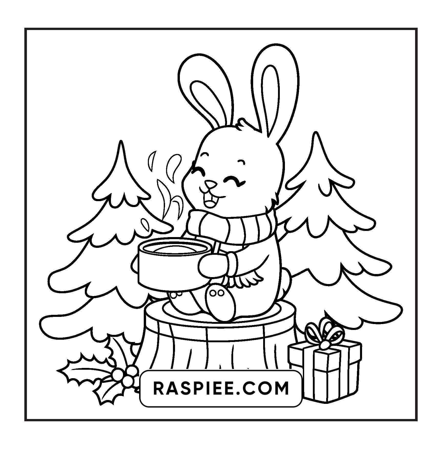 110 Bold and Easy Christmas Hygge Coloring Pages