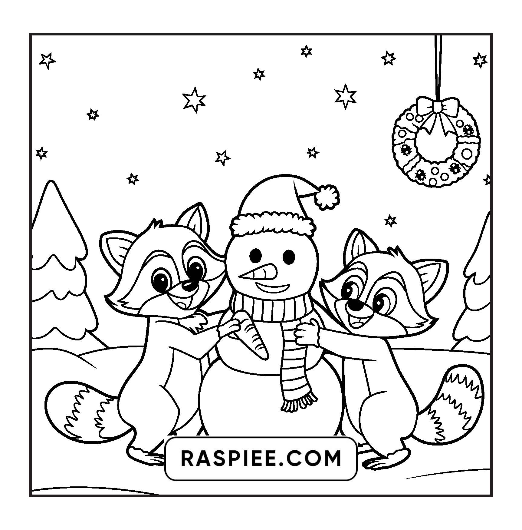 110 Bold and Easy Christmas Hygge Coloring Pages
