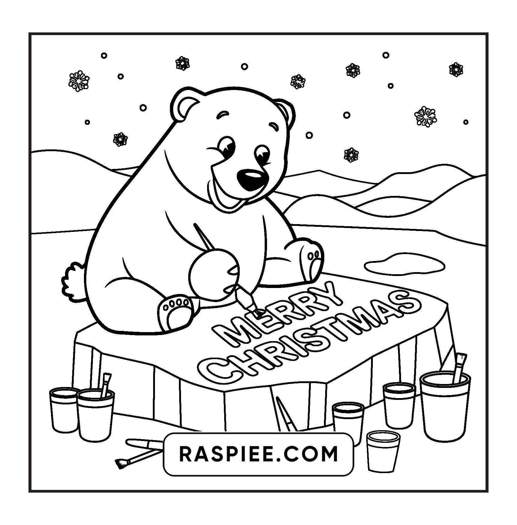110 Bold and Easy Christmas Hygge Coloring Pages