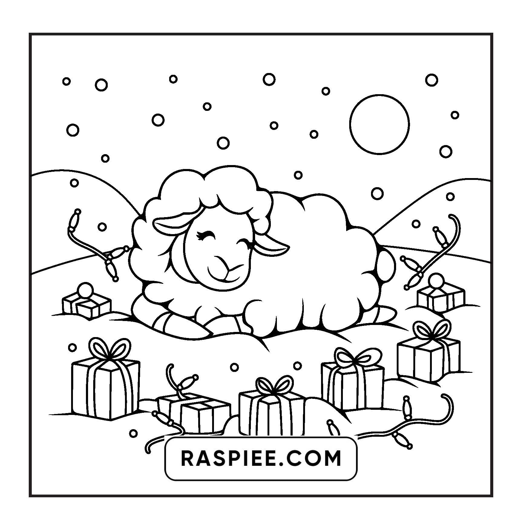 110 Bold and Easy Christmas Hygge Coloring Pages