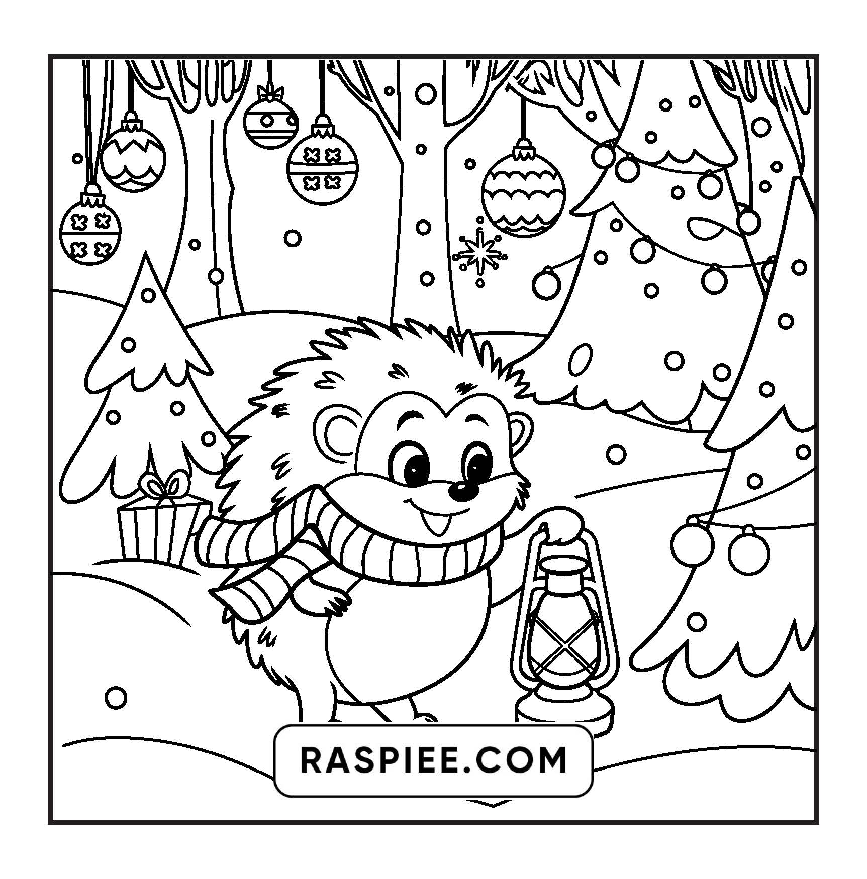 110 Bold and Easy Christmas Hygge Coloring Pages