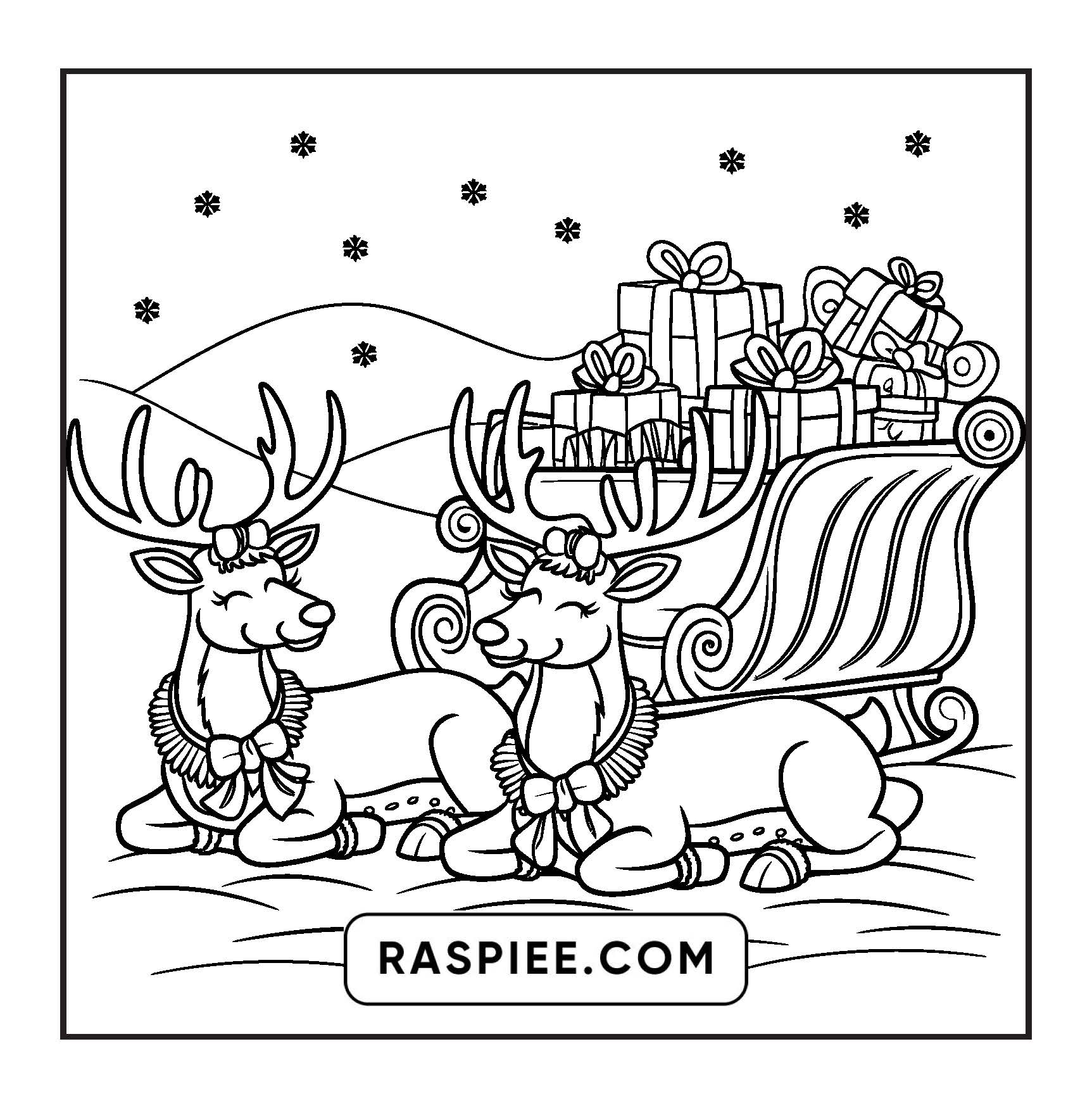 110 Bold and Easy Christmas Hygge Coloring Pages