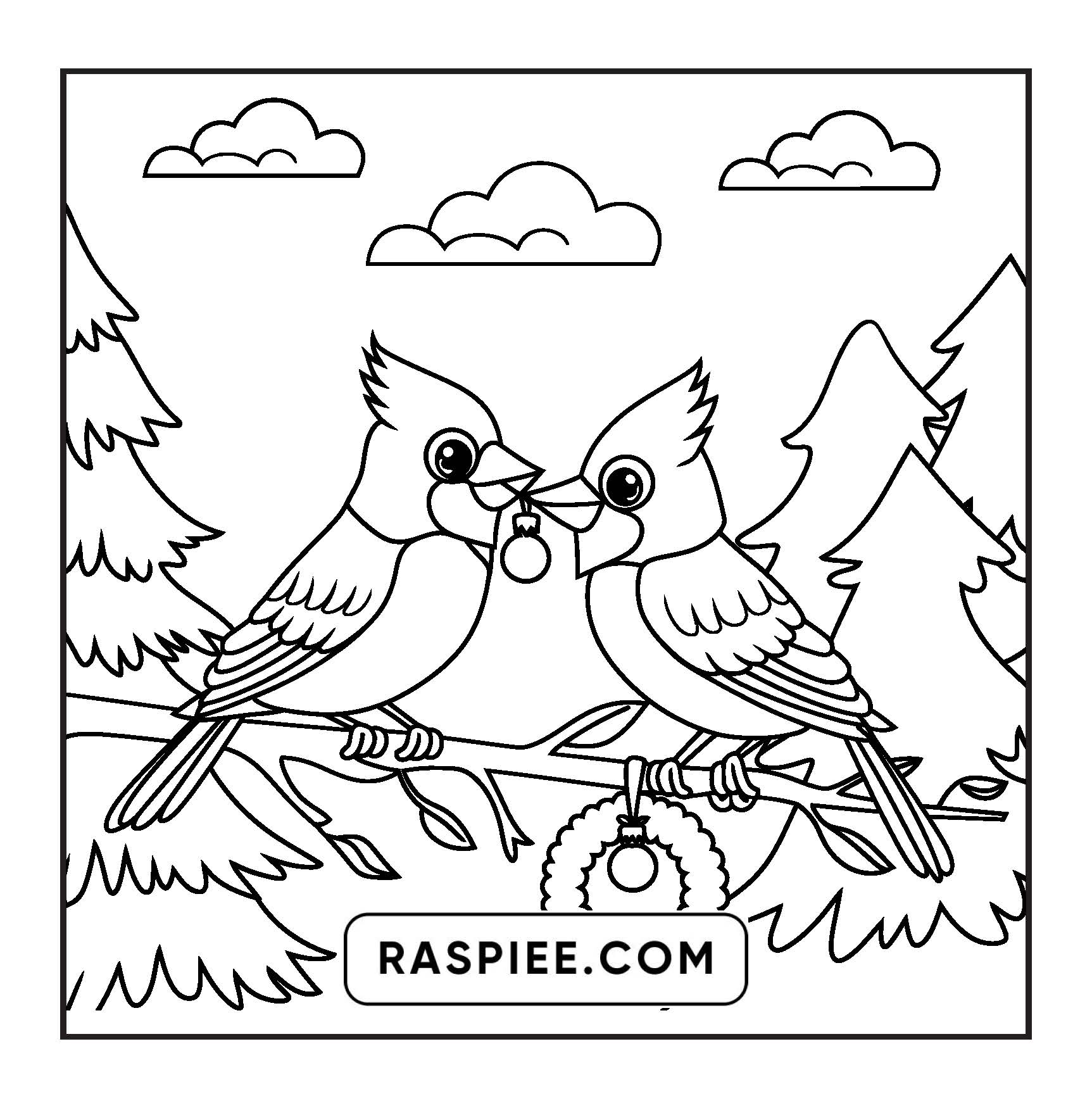 110 Bold and Easy Christmas Hygge Coloring Pages