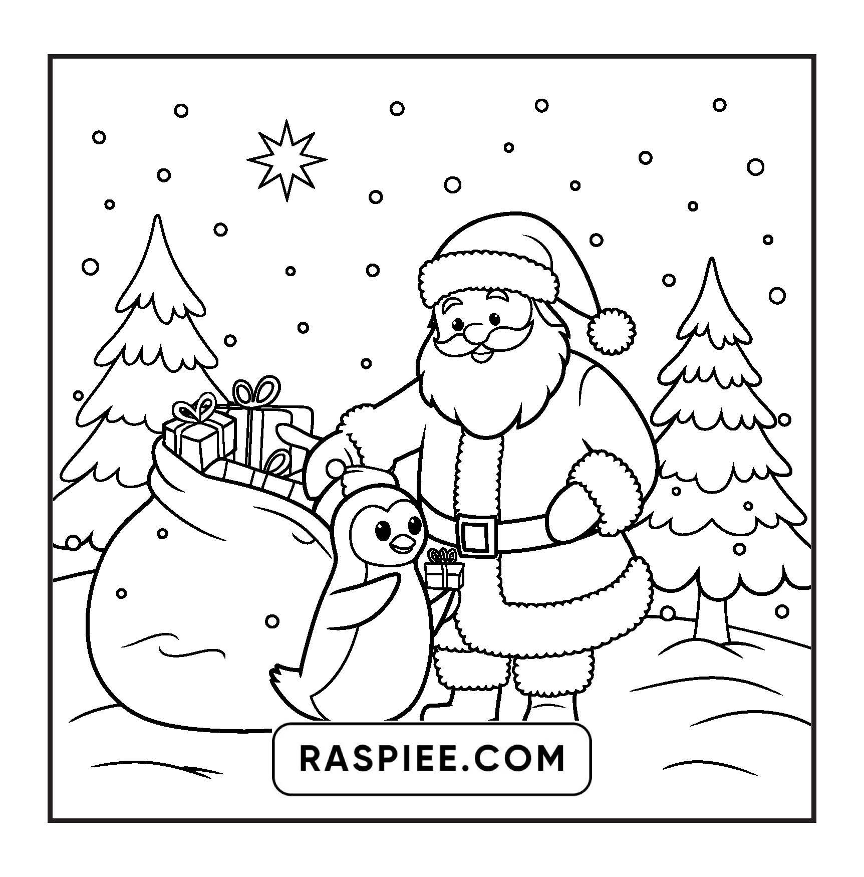 110 Bold and Easy Christmas Hygge Coloring Pages
