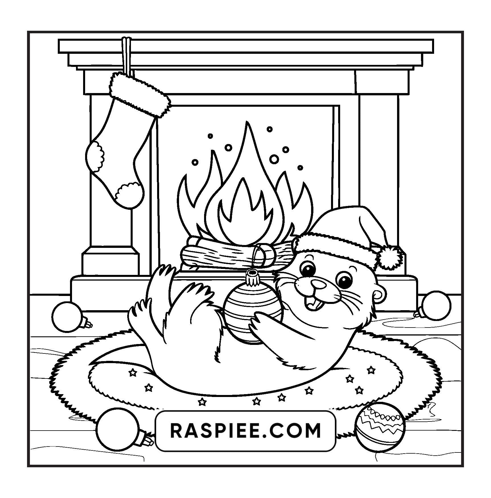 110 Bold and Easy Christmas Hygge Coloring Pages