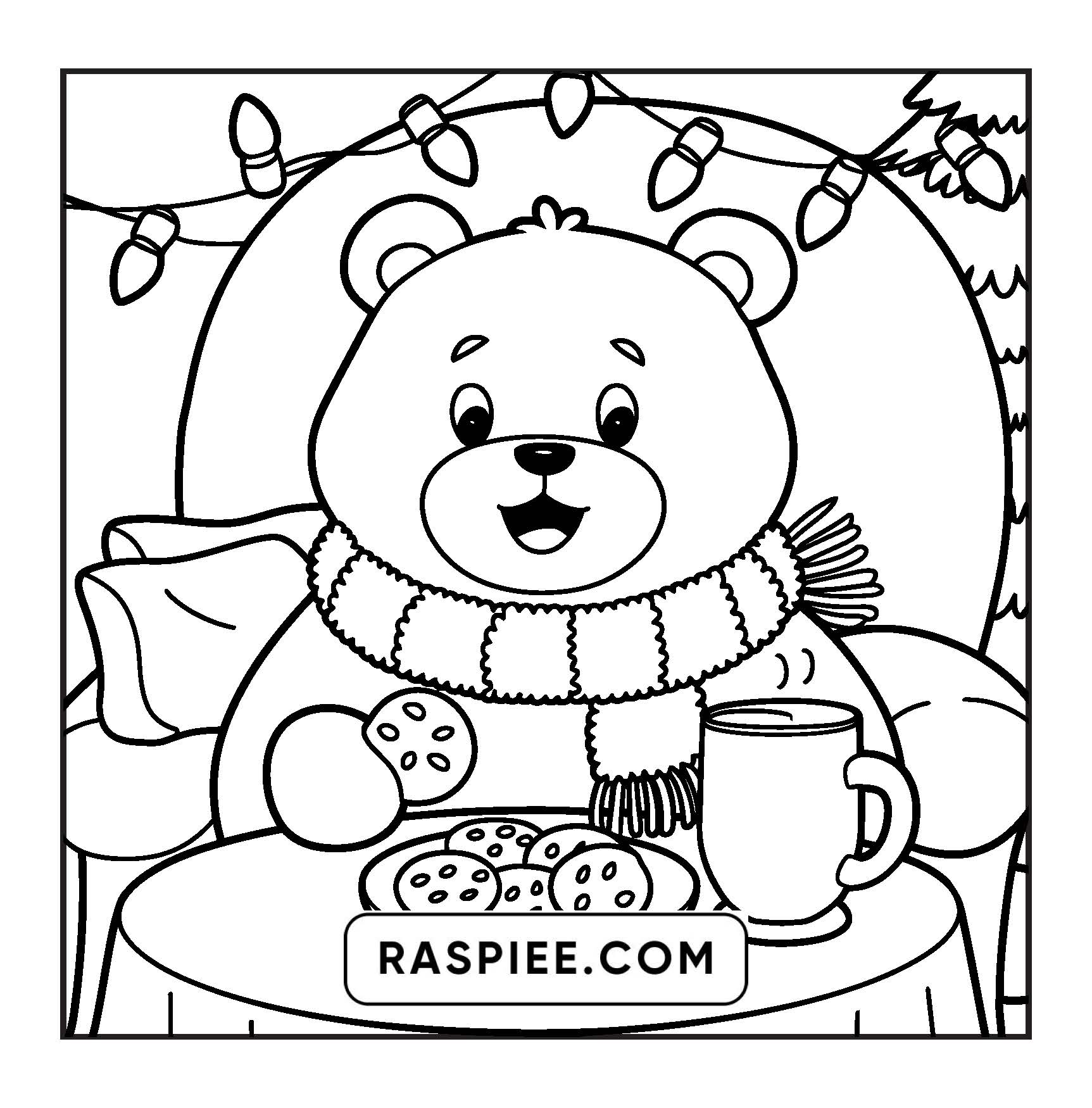 110 Bold and Easy Christmas Hygge Coloring Pages