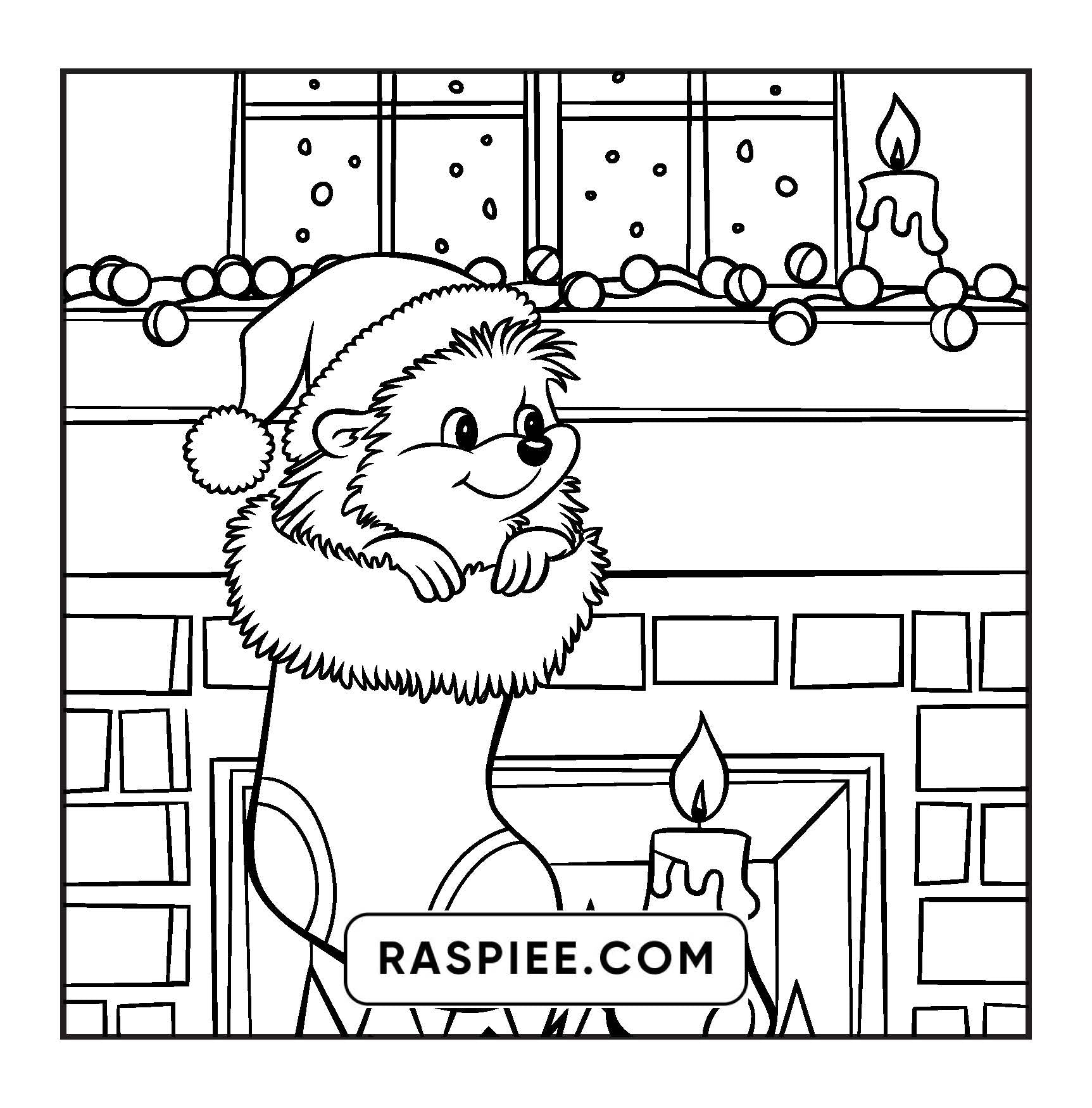 110 Bold and Easy Christmas Hygge Coloring Pages