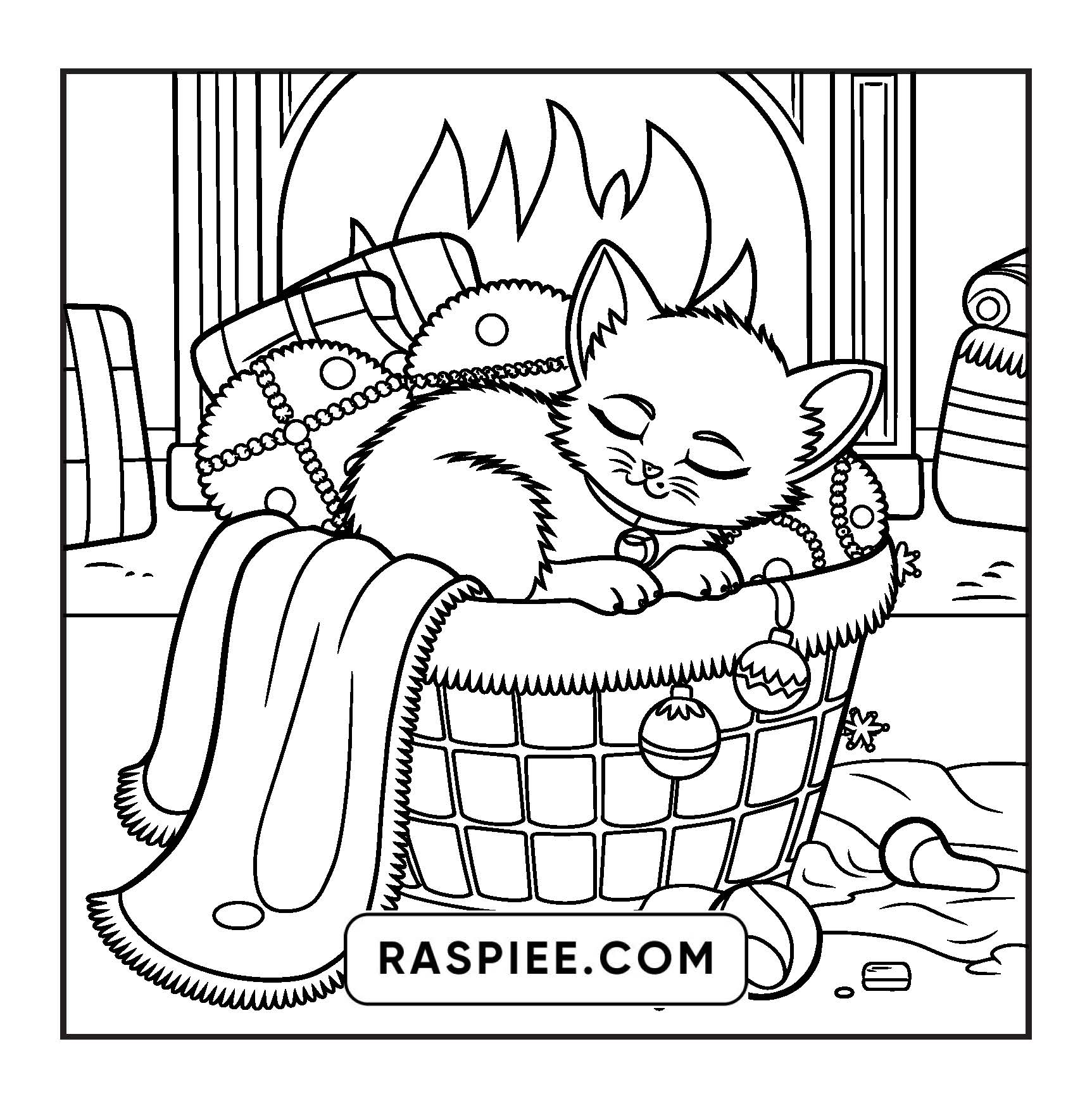 110 Bold and Easy Christmas Hygge Coloring Pages
