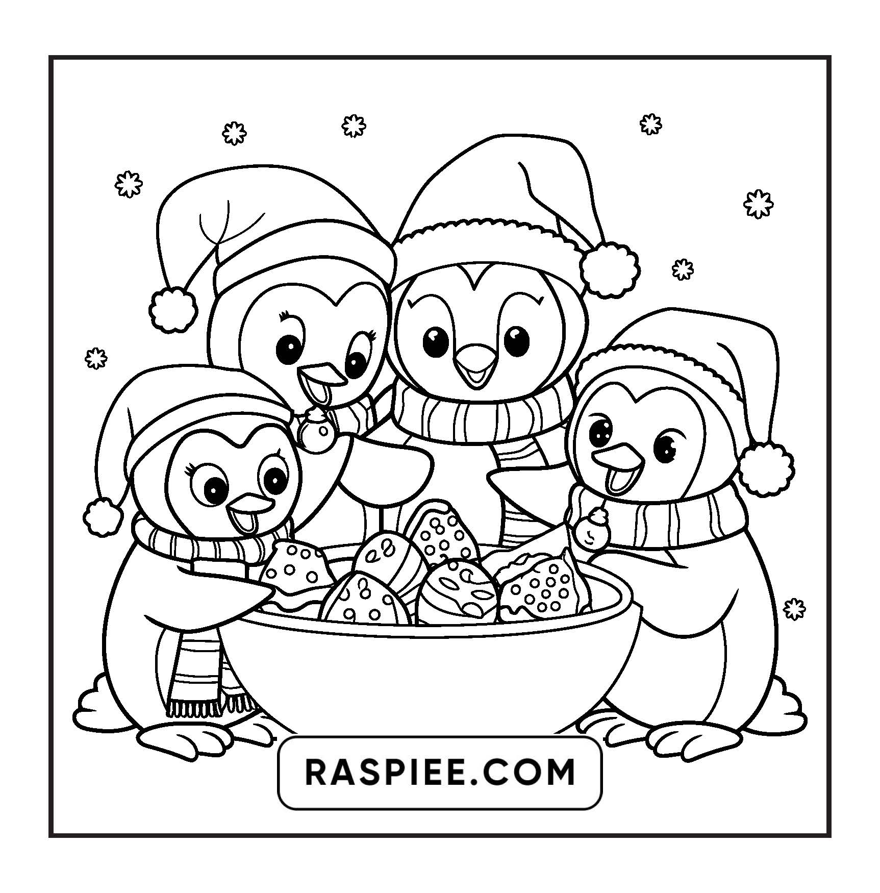 110 Bold and Easy Christmas Hygge Coloring Pages