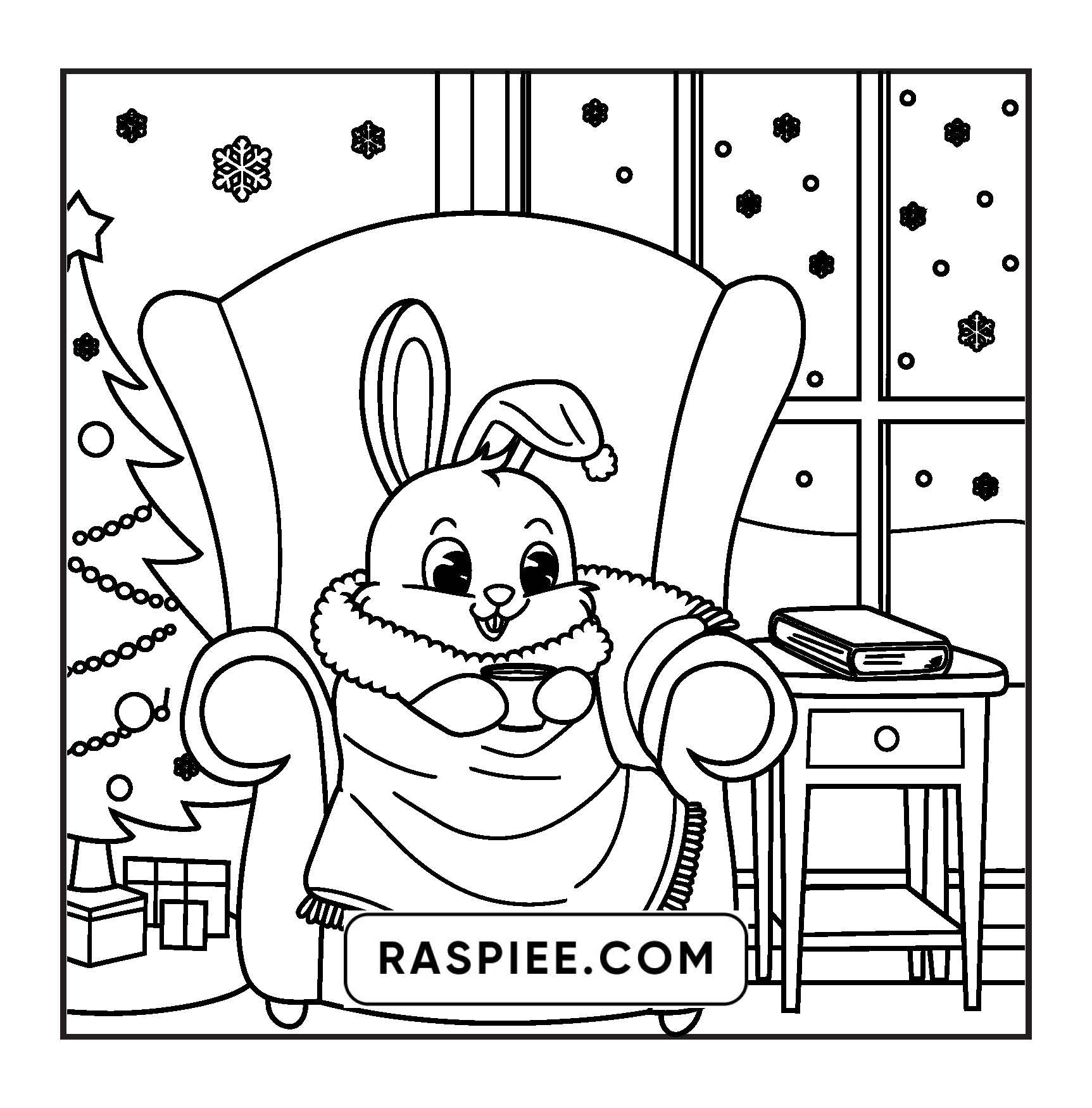 110 Bold and Easy Christmas Hygge Coloring Pages