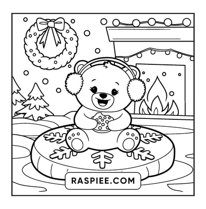 110 Bold and Easy Christmas Hygge Coloring Pages