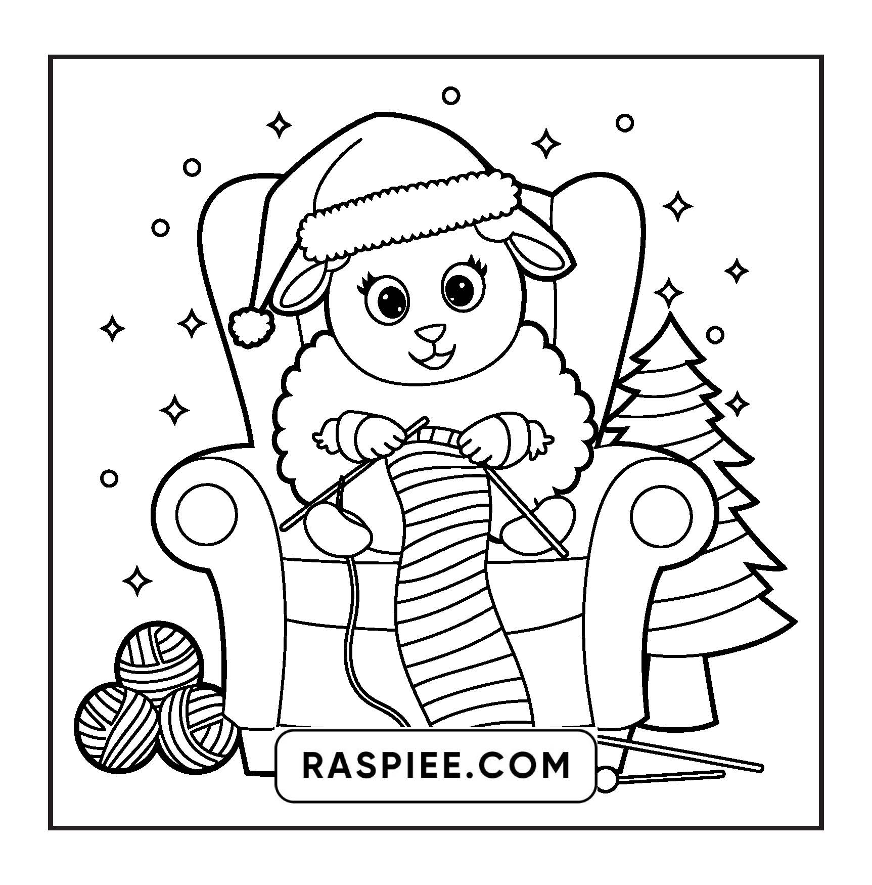 110 Bold and Easy Christmas Hygge Coloring Pages