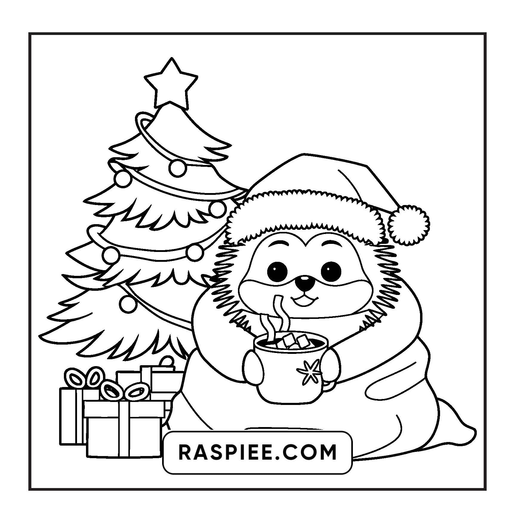 110 Bold and Easy Christmas Hygge Coloring Pages