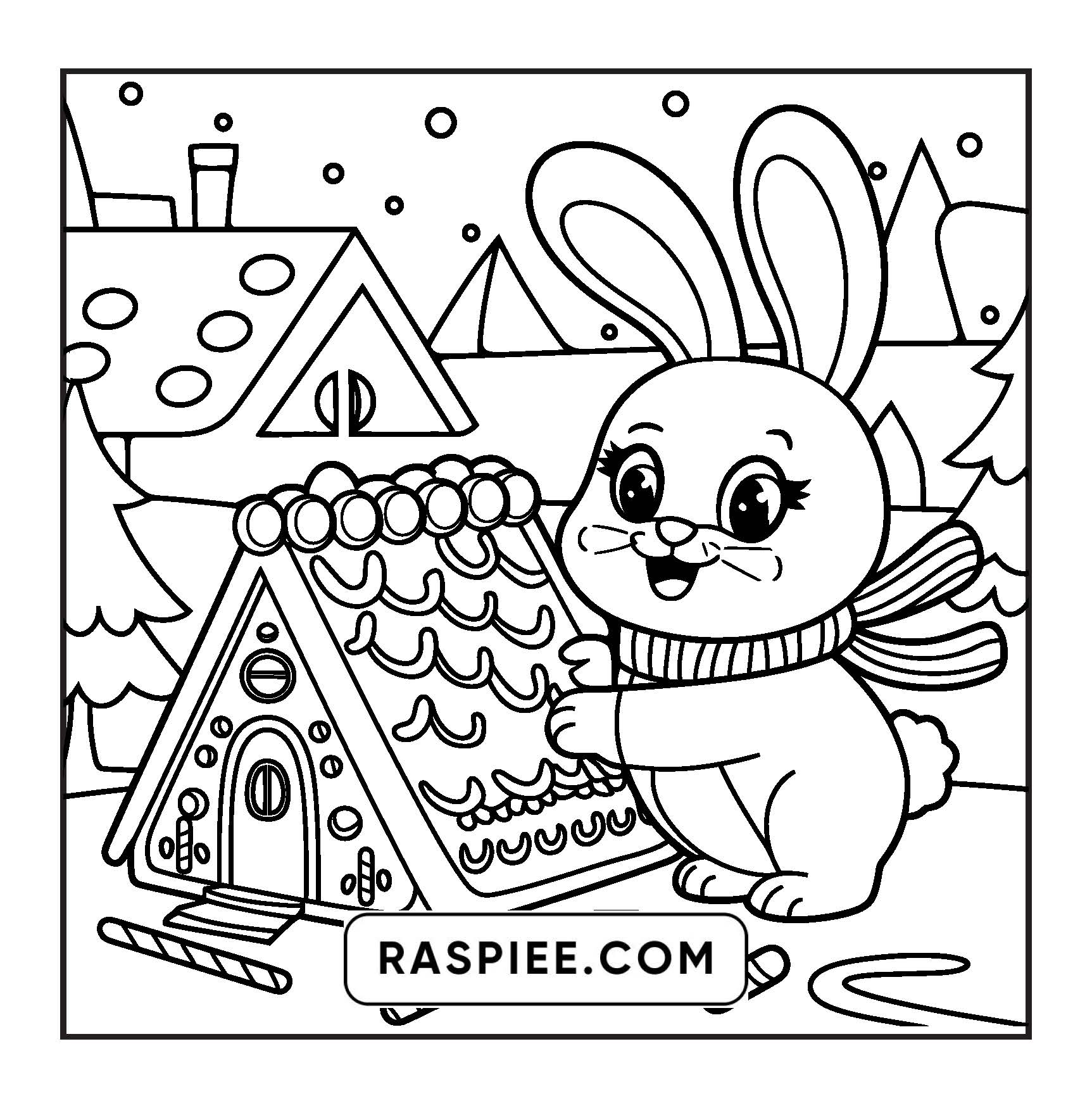 110 Bold and Easy Christmas Hygge Coloring Pages