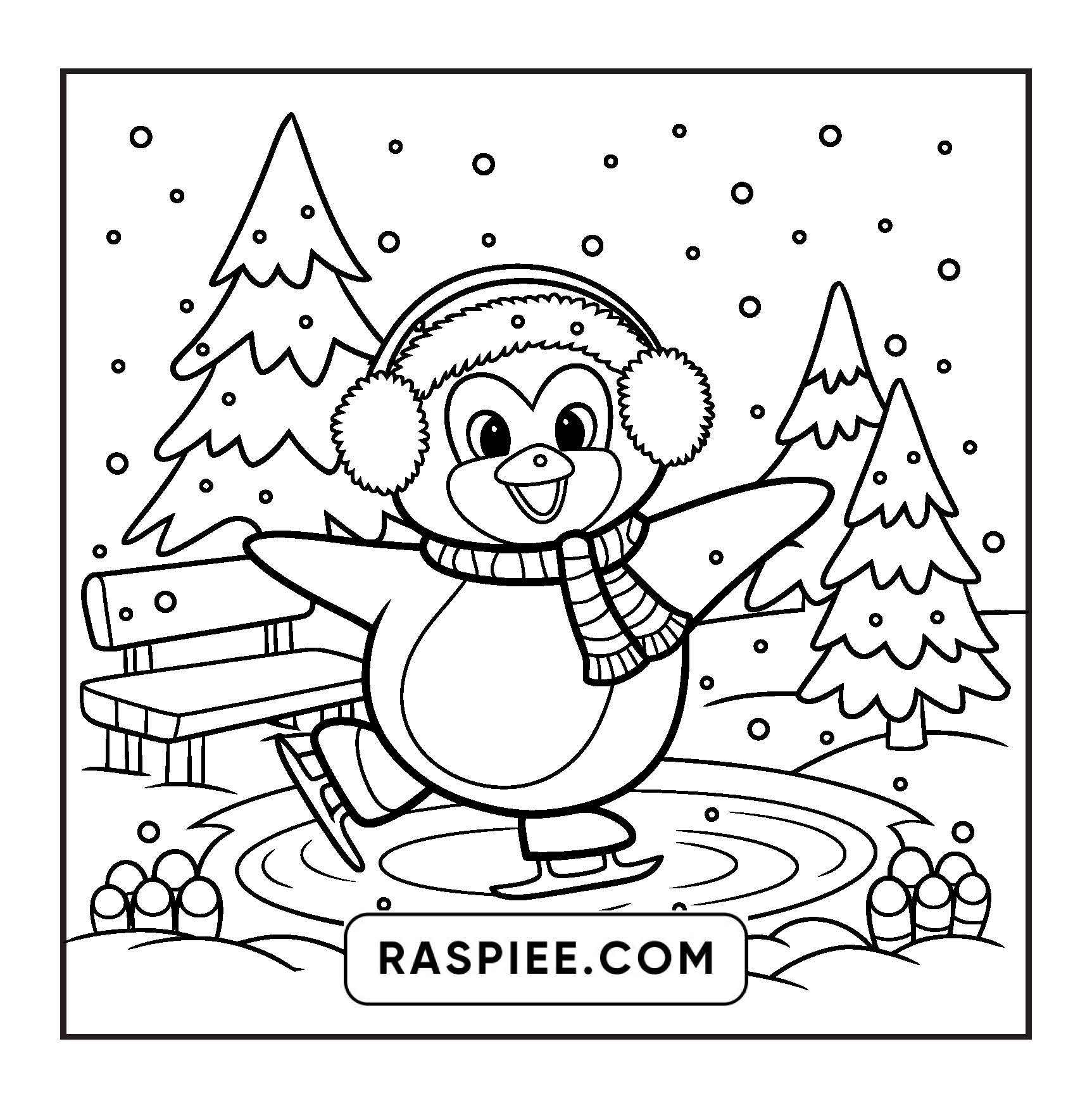 110 Bold and Easy Christmas Hygge Coloring Pages