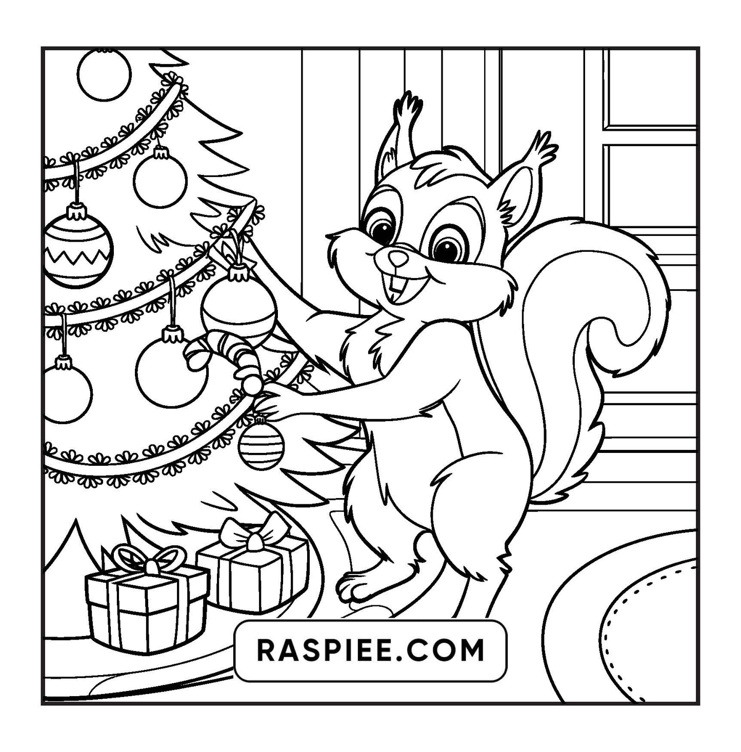 114 Bold and Easy Festive Corner Christmas Coloring Pages