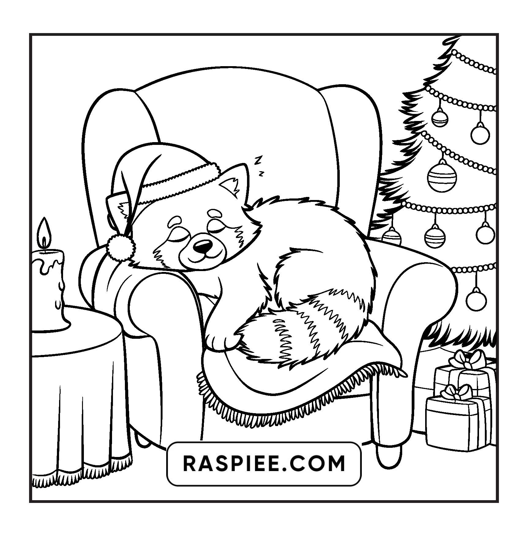 114 Bold and Easy Festive Corner Christmas Coloring Pages
