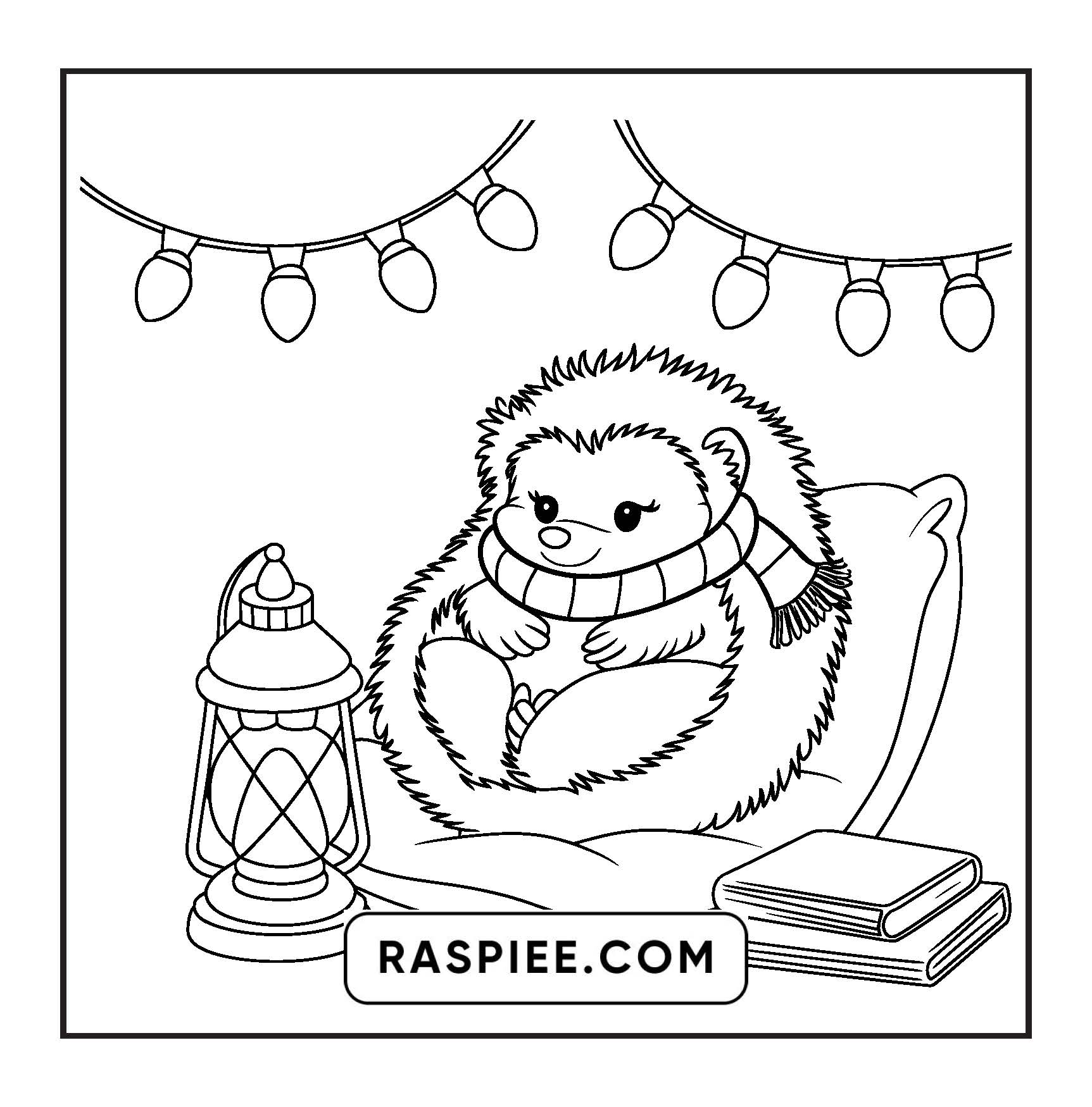 114 Bold and Easy Festive Corner Christmas Coloring Pages