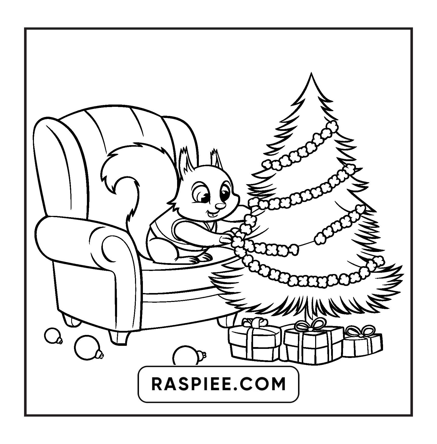 114 Bold and Easy Festive Corner Christmas Coloring Pages