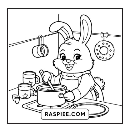 114 Bold and Easy Festive Corner Christmas Coloring Pages