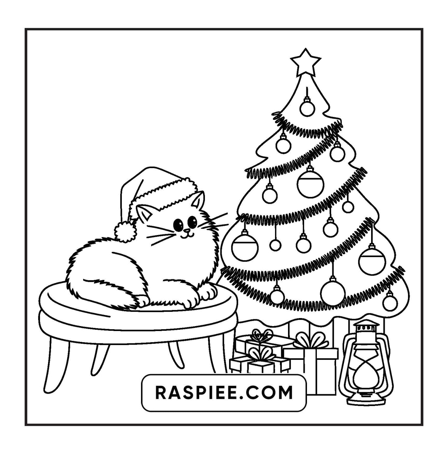 114 Bold and Easy Festive Corner Christmas Coloring Pages