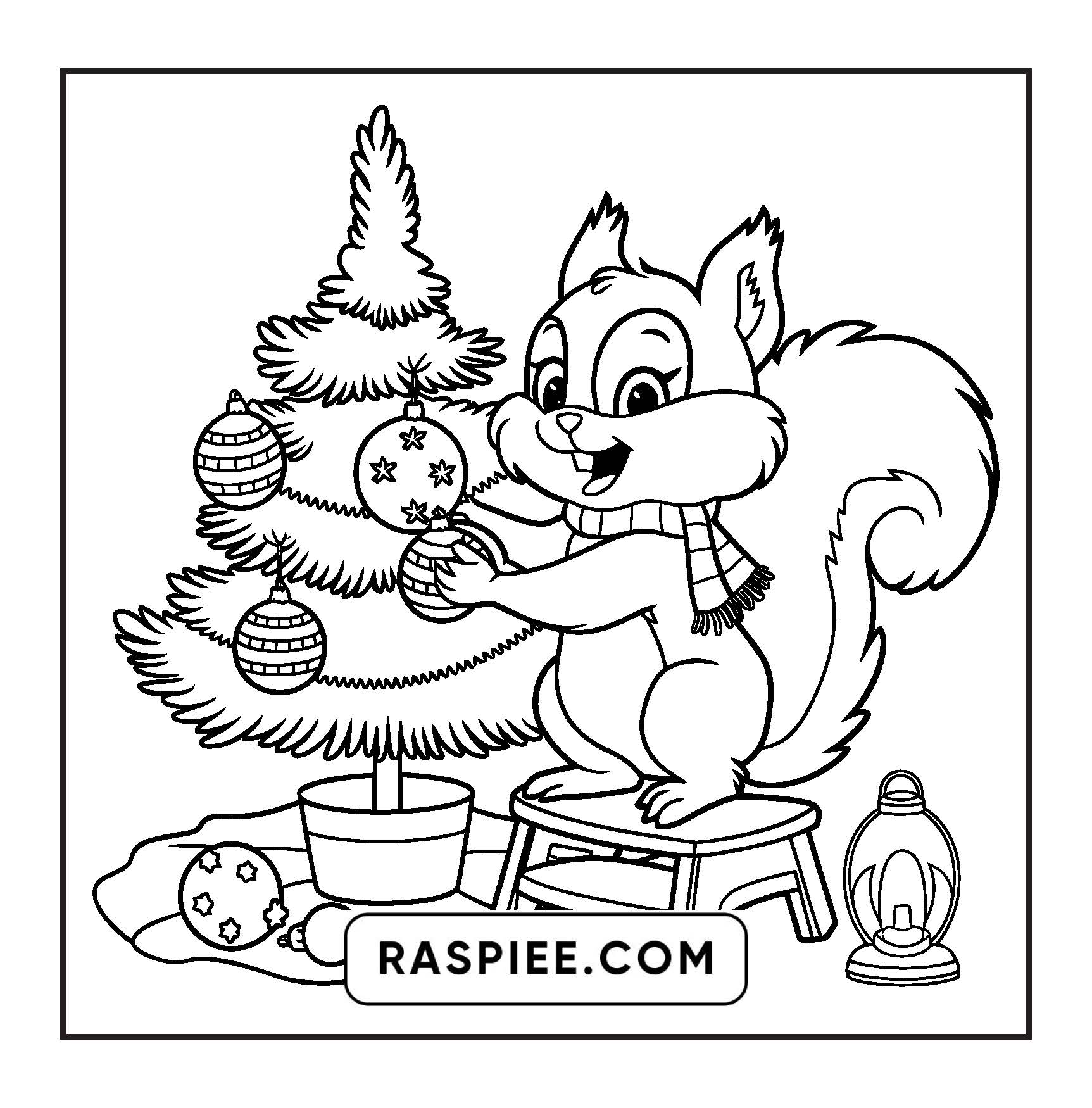 114 Bold and Easy Festive Corner Christmas Coloring Pages