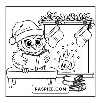 114 Bold and Easy Festive Corner Christmas Coloring Pages