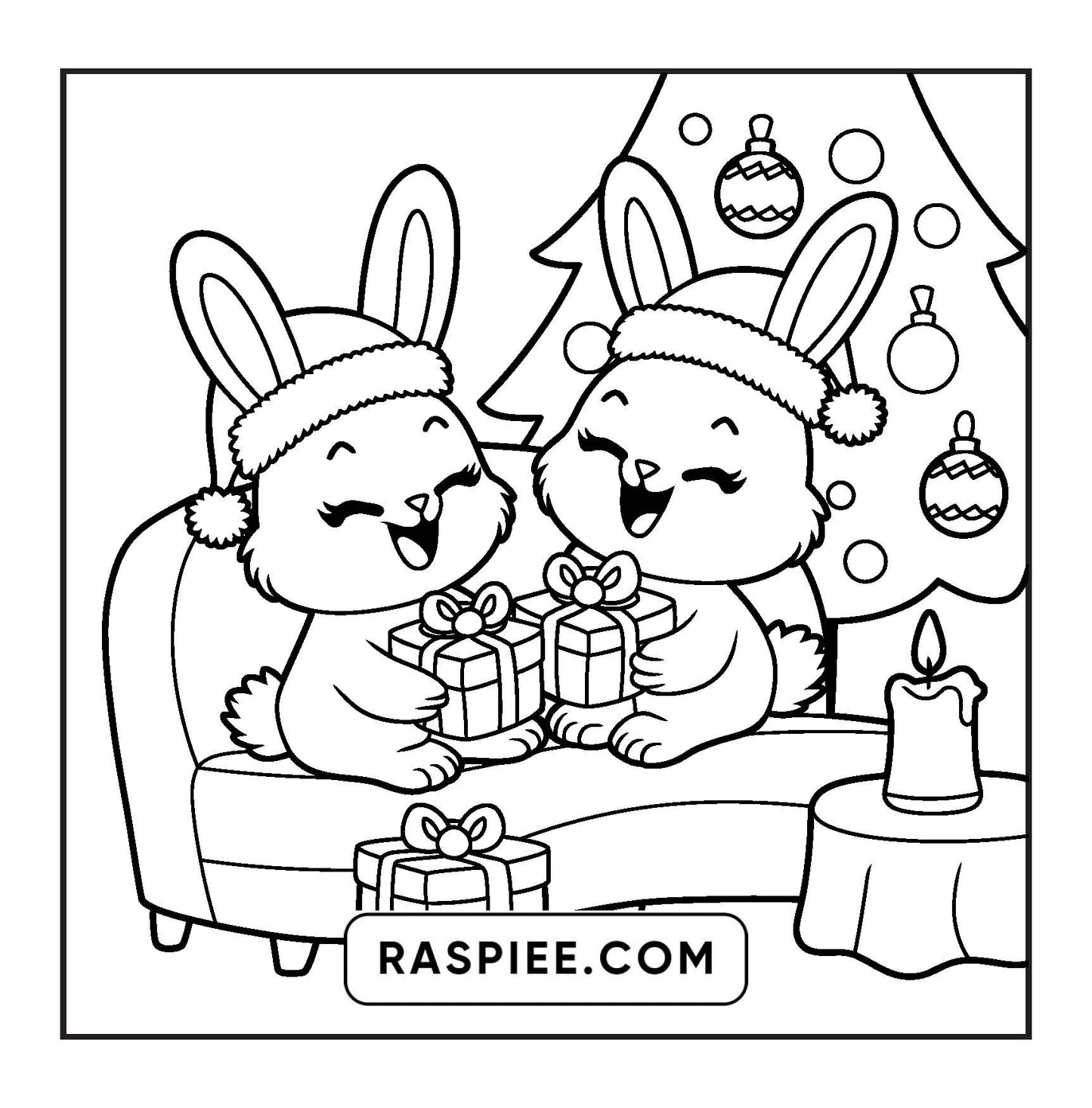 114 Bold and Easy Festive Corner Christmas Coloring Pages