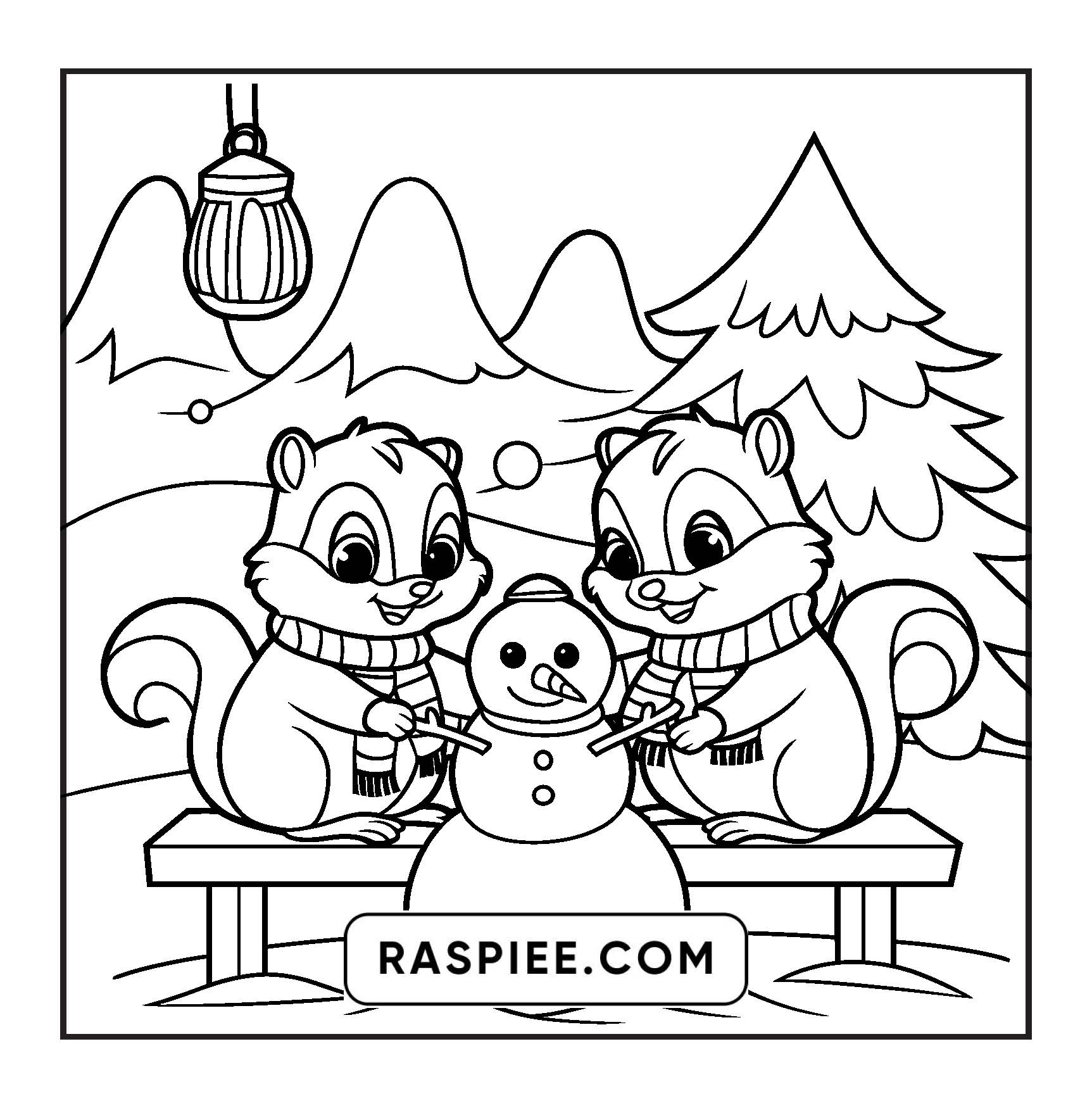 114 Bold and Easy Festive Corner Christmas Coloring Pages