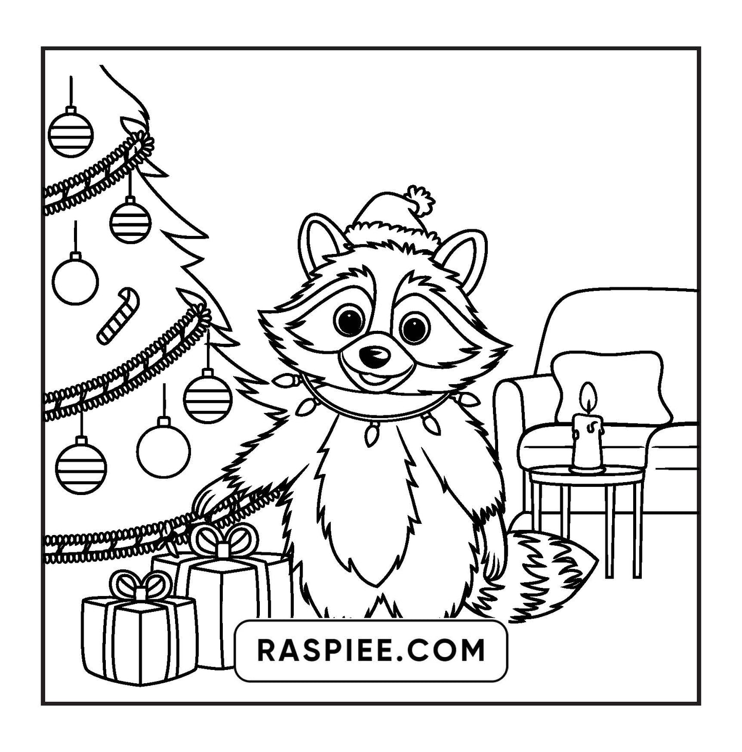 114 Bold and Easy Festive Corner Christmas Coloring Pages