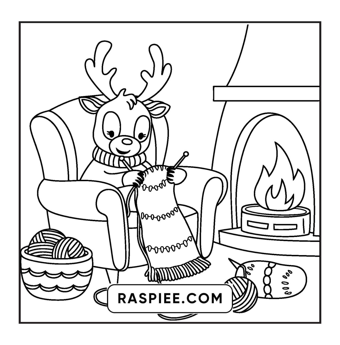 114 Bold and Easy Festive Corner Christmas Coloring Pages