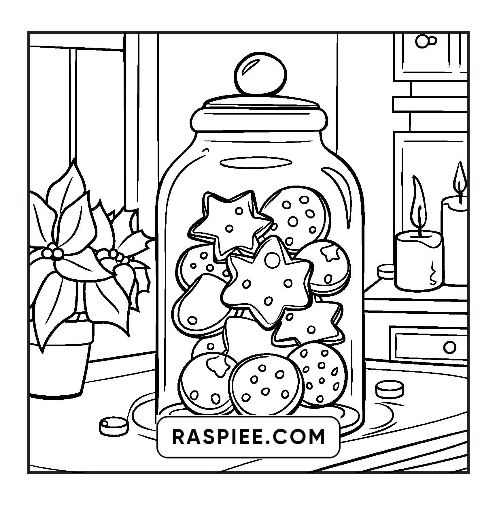 114 Bold and Easy Festive Corner Christmas Coloring Pages