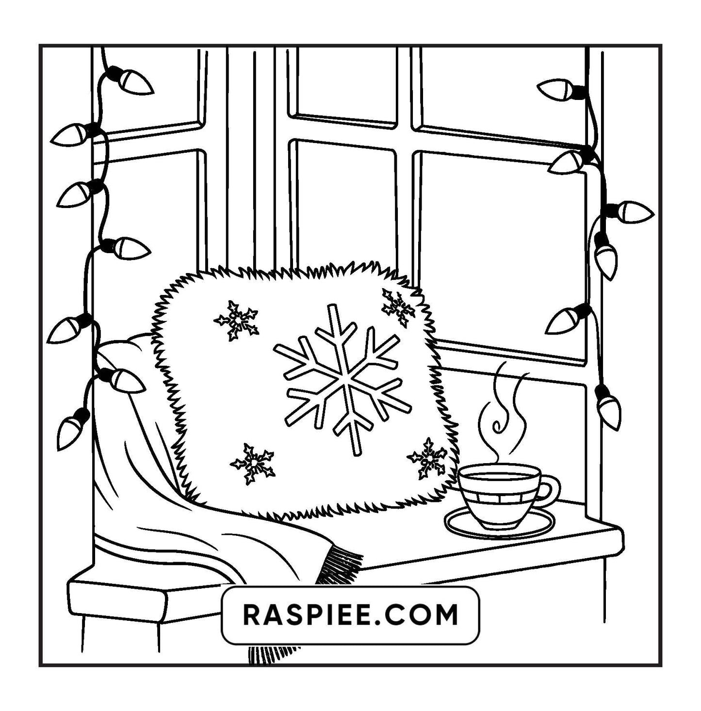 114 Bold and Easy Festive Corner Christmas Coloring Pages