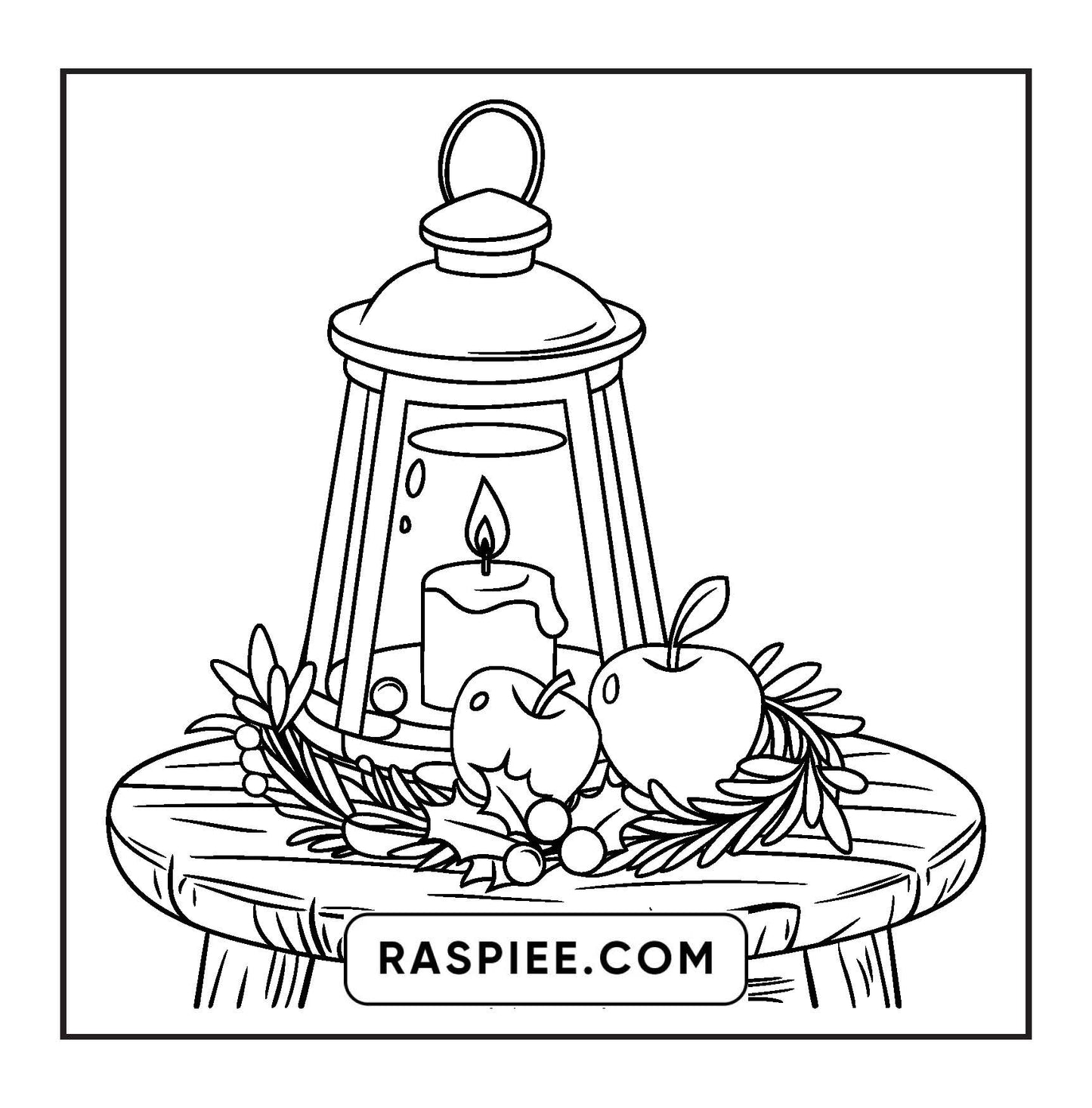 114 Bold and Easy Festive Corner Christmas Coloring Pages