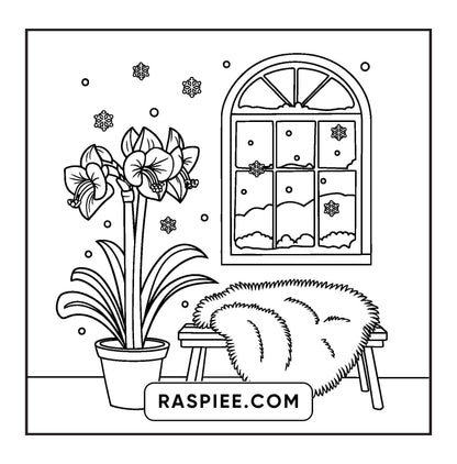114 Bold and Easy Festive Corner Christmas Coloring Pages